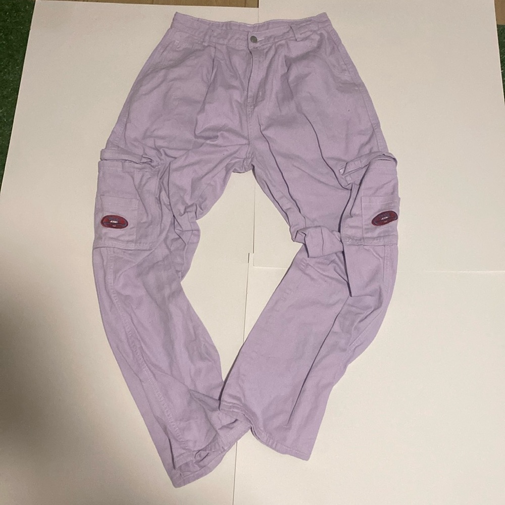 WAKE JEANS purple cargos